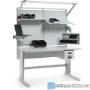 Optimaal en ergonomisch werken doet u met de in hoogte verstelbare concept werktafels van Treston. Zo ook met de Treston concept werktafel combinatie 28. Deze ESD-veilige tafel is voorzien van alle gemakken om voor R&D werkzaamheden.

Door het grote aanbod van accessoires is de concept perfect in te richten naar uw wens. Wilt u de tafels wijzigen? Dan is het door het modulaire systeem gemakkelijk aan te passen, zonder dat daar dure modificaties of compromissen voor nodig zijn.

De concept is leverbaar in diverse maten, diverse soorten tafelbladen,  in hoogte instelbaar/verstelbaar d.m.v. een inklapbare zwengel of motorisch en heeft een draagvermogen van 200 tot 500kg.