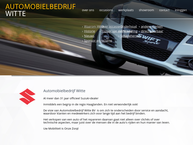 Website van Automobielbedrijf J.D. Witte B.V. 