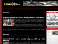Website van Autobedrijf T. Weber & Zn. 