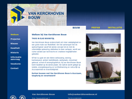 Website van Bouwbedrijf Van Kerckhovens 