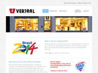 Website van Electro World Verjaal 