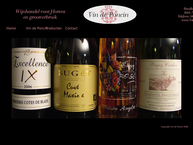 Website van V.o.f. Vin de Poncin 