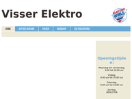 Website van Visser Electro Nieuwegein 