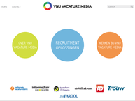 Website van Vnu Media B.v. 