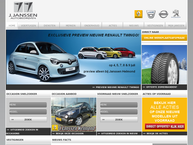 Website van Autobedrijf J. Janssen 