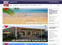 Website van Vakgarage Kuiken & Zn. 