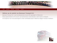 Website van Boemaars Transport 