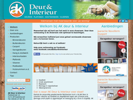 Website van AK Deur & Interieur 