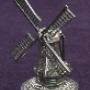 Miniatuur molen zilver