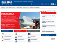 Website van InnoVfoam B.V. 