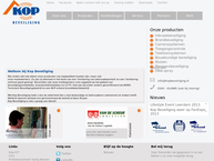 Website van Kop Beveiliging B.v. 