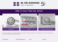 Website van Autobedrijf De Koning Rotterdam 