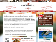 Website van Slagerij Van Roessel B.v. 