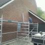 bezig met uithakken