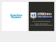 Website van Synchro Makelaardij (B.v.) 