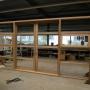 Houten pui