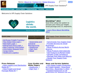 Website van Ups SCS (Nederland) B.v. 