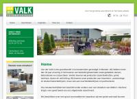 Website van Van der Valk Tuinmaterialen B.V. 