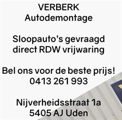 Verberk Autodemontagebedrijf