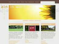 Website van Zin in Werk B.v. 