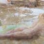 Naakt op zand