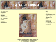 Website van Atelier Minoli 