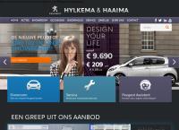 Website van Auto Haaima Leeuwarden 