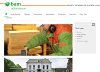 Website van BAM Utiliteitsbouw Regio Noord Vestiging Emmen 