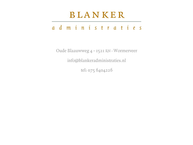 Blanker Administraties