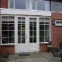 aanbouw achter de woning