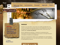 Website van Café Het Uurwerk 