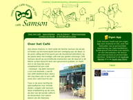 Website van Café Samson 