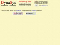Website van Dynasys 