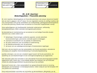 Mr. A.W. Gaertner Belasting- advies/Financ. Planning B.V.