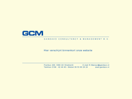 Gcm Gandavo Consultancy & Management B.v.