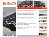 Website van Kempen Autoschade B.V. 