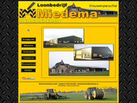 Website van Loonbedrijf Fa. Miedema 