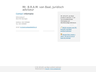 Mr. B. R.A.M. van Baal Juridisch adviseur