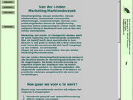 Van der Linden Marketing/ Marktonderzoek
