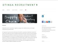 Website van Otinga B.V. 