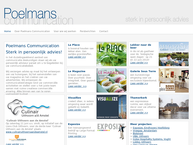 Website van Poelmans Communication 