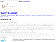 Quality Research