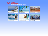 Website van Reisbureau Mathé de Groot 