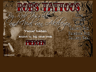 Website van Rob's Tattoos 