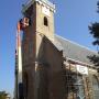 schilderwerk ombouw/goot kerk