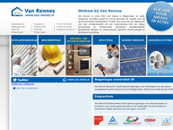 Website van Van Rennes Bouw 