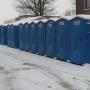 In de sneeuw