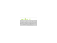 Website van Webbster 