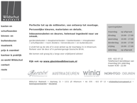 Website van Wildschut Maatwerk 