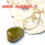 Gouden hanger "endlees" Jade